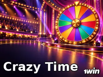 Crazy Time — 1win Nigeria game illustration