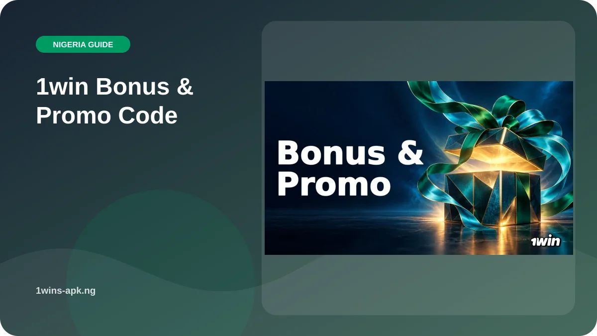 1win Bonus & Promo Code illustration