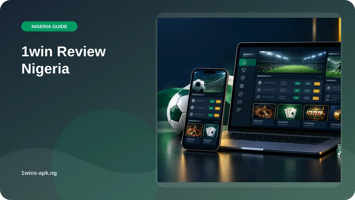 1win Review Nigeria illustration