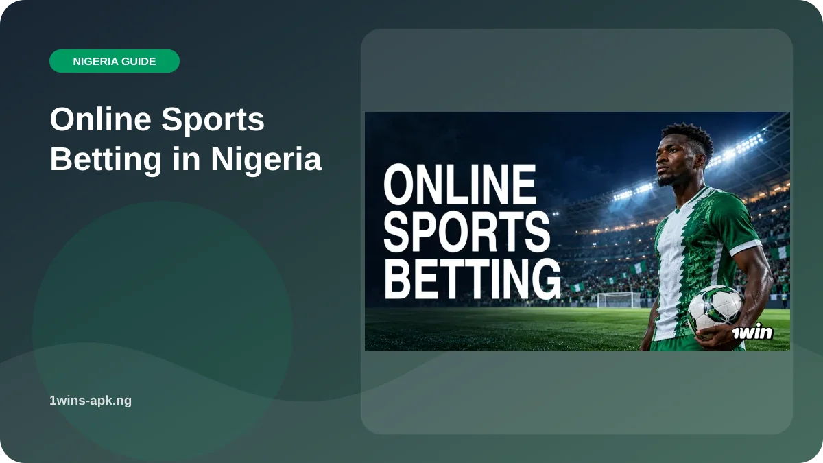 Online Sports Betting in Nigeria illustration